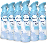 Febreze Air Mist, Air Freshener Spray, Odor Fighting Room Spray, Deodorizer for Home Bathroom Kitchen Office Apartment Dorm Room Classroom, Linen & Sky Scent, 8.1oz (Pack of 6)