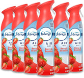 Febreze New & Improved Air Mist, Berry & Bramble Air Freshener, Home and Kitchen Essentials, Odor Fighting Room Spray (Pack of 6)
