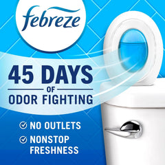 Febreze Multicolor Bathroom Air Freshener, Odor-Fighting, Plug in Alternative, Air Fresheners for Home, Bathroom, Kitchen, and Closet, Heavy Duty Pet Scent, 4 Count