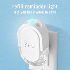 Febreze Plug In Air Freshener, Odor-Fighting Scented Oil Refill For Home, Bathroom, & Kitchen, Long Lasting, Refresh & Energize and Soothe & Restore Scents, 0.87oz Refills, 4ct (2 of Each)