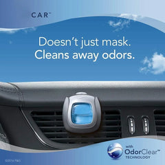Febreze Car Air Fresheners, 2 Linen & Sky and 2 Hawaiian Aloha Scents, Odor Eliminator for Strong Odors (4 Count)